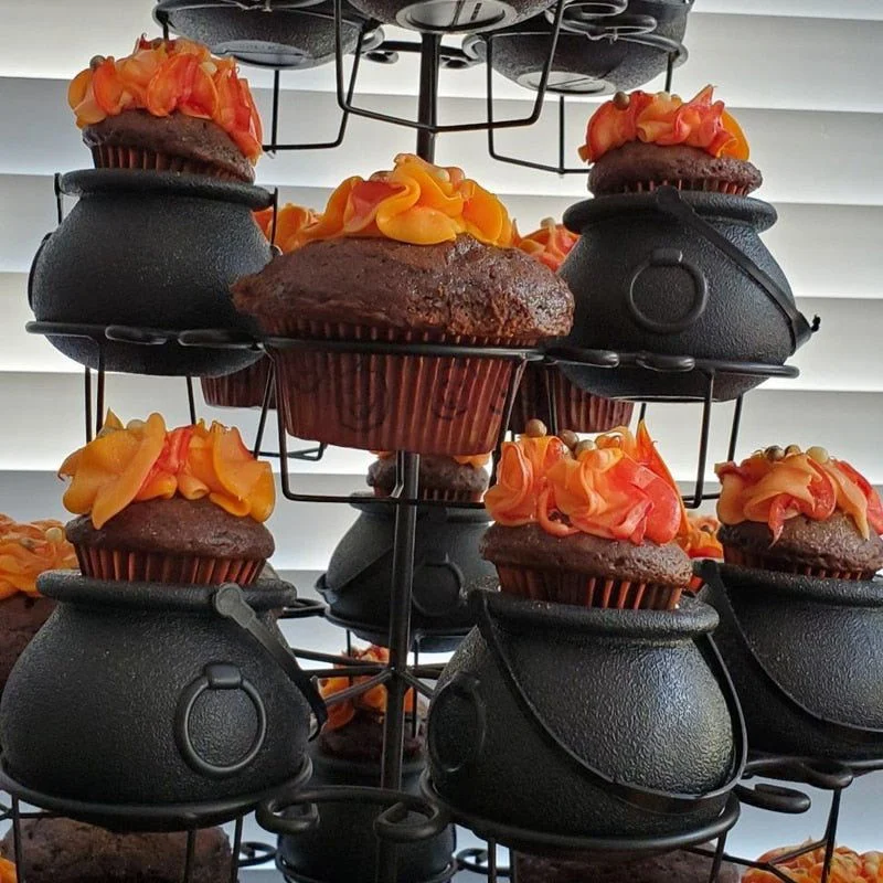 Halloween Candy Cauldron - 6pcs Mini Halloween Candy Bucket Pot -  - #tag1#