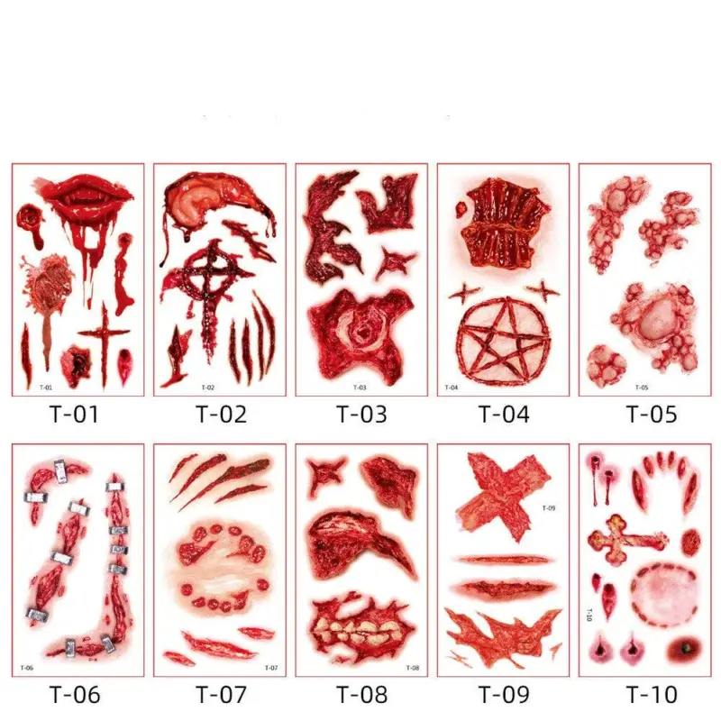 Halloween Children Cartoon Tattoo Sticker tag1