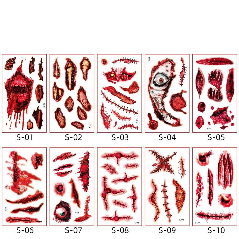 Halloween Children Cartoon Tattoo Sticker -  - #tag1#