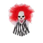 Halloween Clown Wreath Hanging tag1