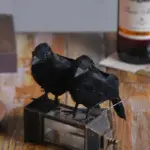 Halloween Crow Table Decorative Ornament tag1