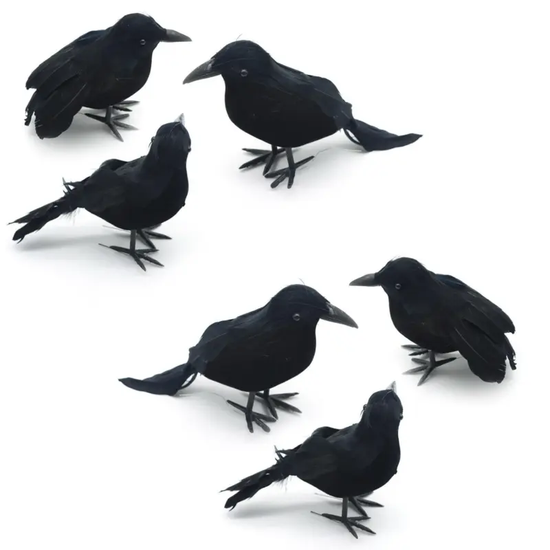 Halloween Crow Table Decorative Ornament tag1