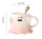 Halloween Cute Ghost Ceramic Cup tag1
