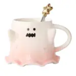 Halloween Cute Ghost Ceramic Cup tag1