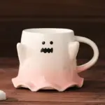 Halloween Cute Ghost Ceramic Cup tag1