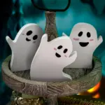 Halloween Cute Ghost Desktop Decoration tag1