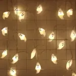 Halloween Cute Ghost LED String Lights Upholstery Lights tag1