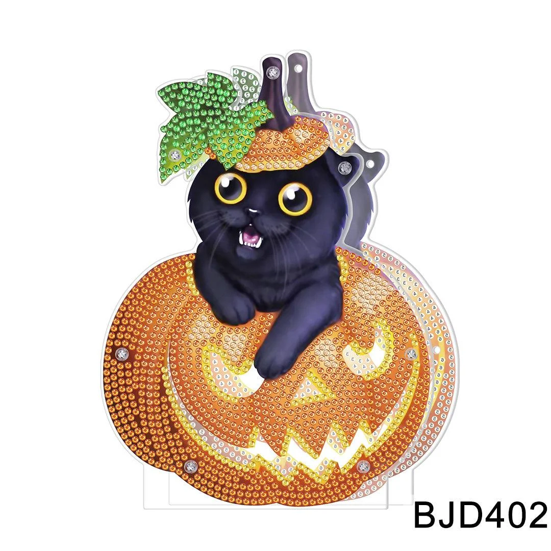 Halloween DIY Decoration Lamp Pumpkin Head -  - #tag1#