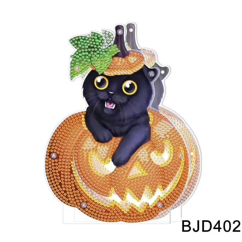 Halloween DIY Decoration Lamp Pumpkin Head tag1