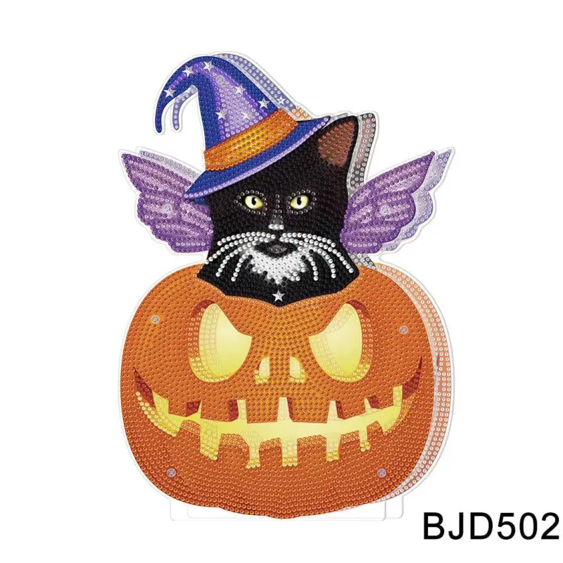 Halloween DIY Decoration Lamp Pumpkin Head tag1