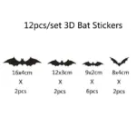 Halloween Decoration 3D Bat tag1