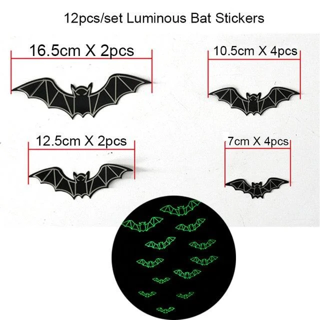 Halloween Decoration 3D Bat -  - #tag1#