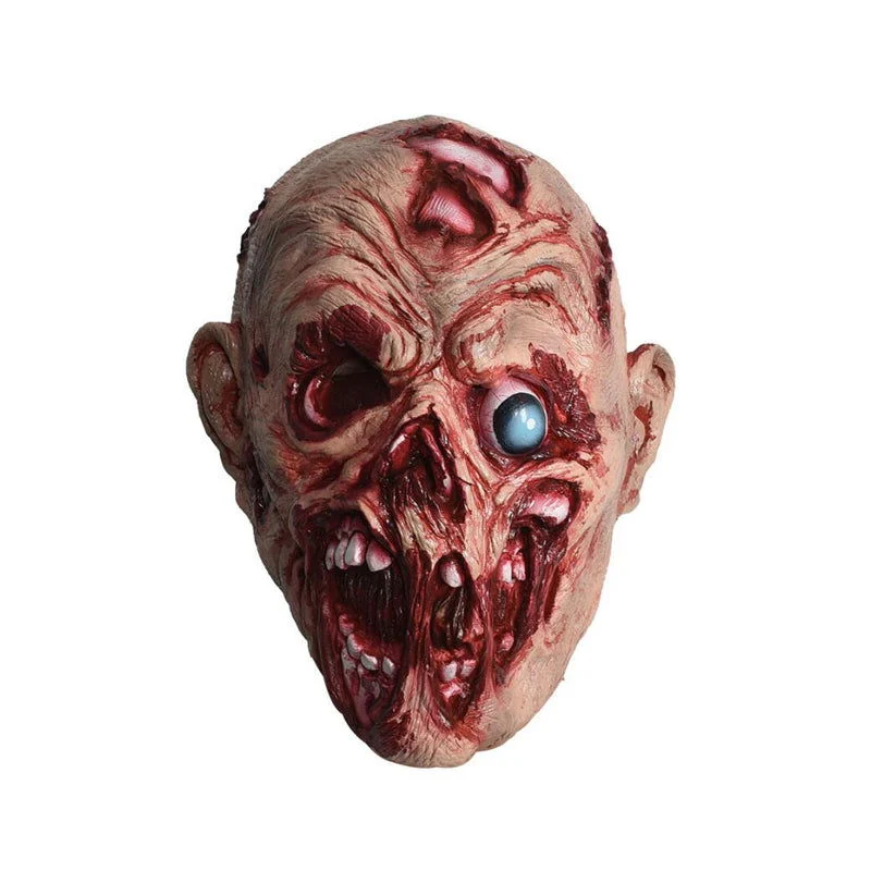 Halloween Decoration COS Ghost Festival Horror Rotten Face Mask Rotten Bloody Disgusting Tricky Funny Headgear -  - #tag1#