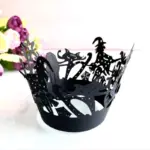 Halloween Decoration Cupcake Wrappers Party Accessories 50 PCs tag1