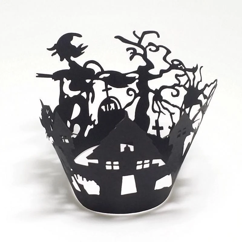 Halloween Decoration Cupcake Wrappers Party Accessories, 50 PCs -  - #tag1#