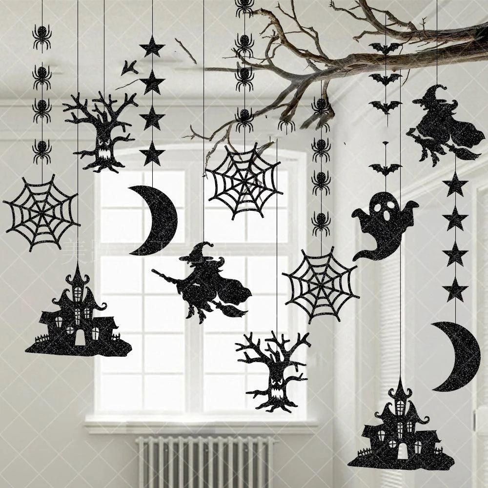 Halloween Decoration Garland Pendant Layout Props -  - #tag1#