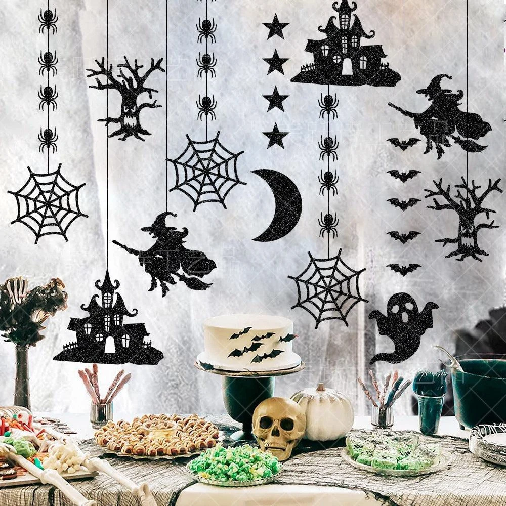Halloween Decoration Garland Pendant Layout Props -  - #tag1#