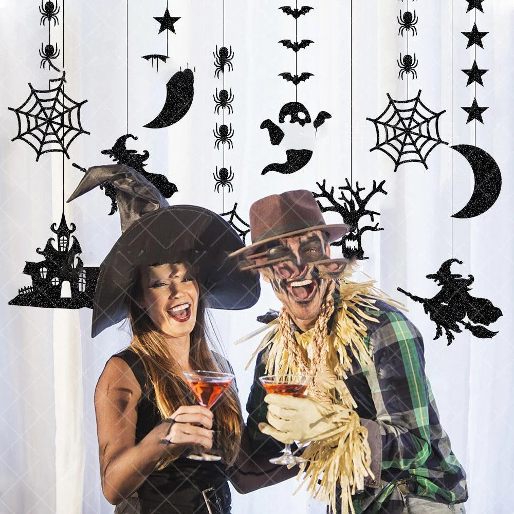 Halloween Decoration Garland Pendant Layout Props -  - #tag1#