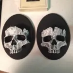 Halloween Decoration Ghost Skull Wall Pendant Candle Holder tag1