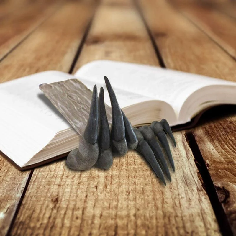 Halloween Decoration Horror Demon Hand Bookmark Devil Paw Resin Crafts -  - #tag1#