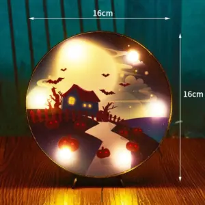 Halloween Decoration LED Light Pumpkin Ladybug Bat Head