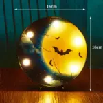 Halloween Decoration LED Light Pumpkin Ladybug Bat Head tag1