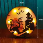 Halloween Decoration LED Light Pumpkin Ladybug Bat Head tag1