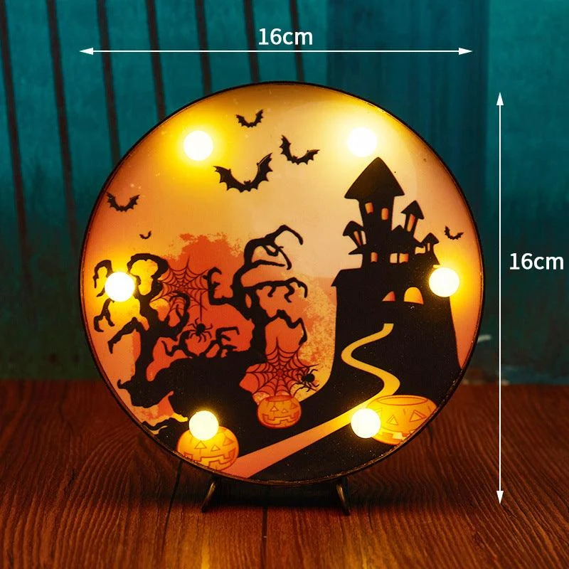 Halloween Decoration LED Light Pumpkin Ladybug Bat Head -  - #tag1#