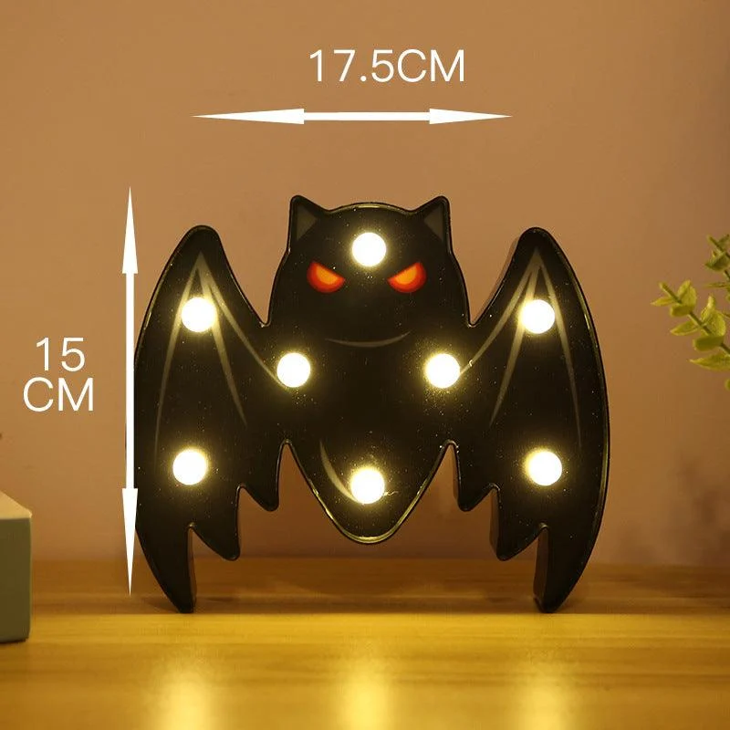 Halloween Decoration LED Light Pumpkin Spider Bat Skull -  - #tag1#