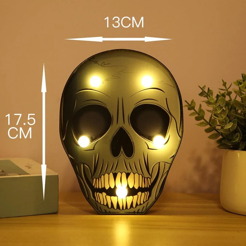Halloween Decoration LED Light Pumpkin Spider Bat Skull -  - #tag1#