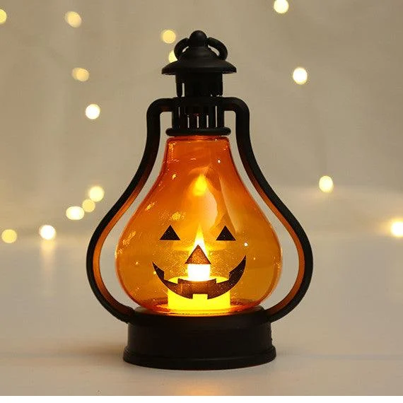 Halloween Decoration Led Electronic Candle Pumpkin-shaped Lights -  - #tag1#