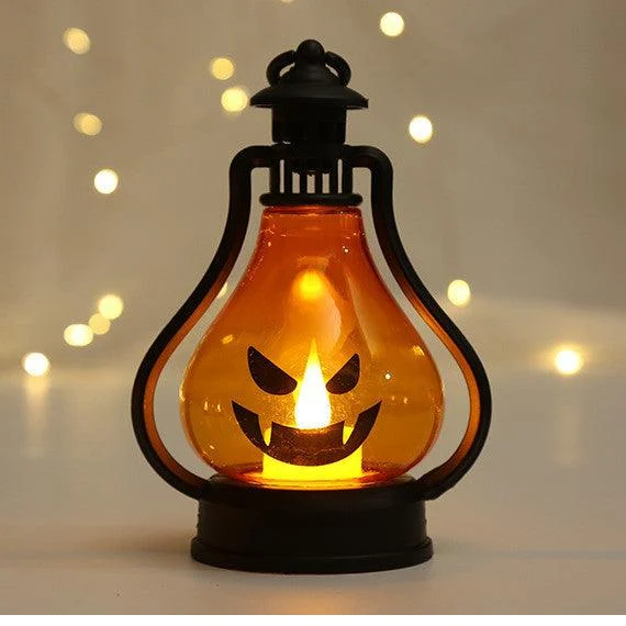 Halloween Decoration Led Electronic Candle Pumpkin-shaped Lights -  - #tag1#