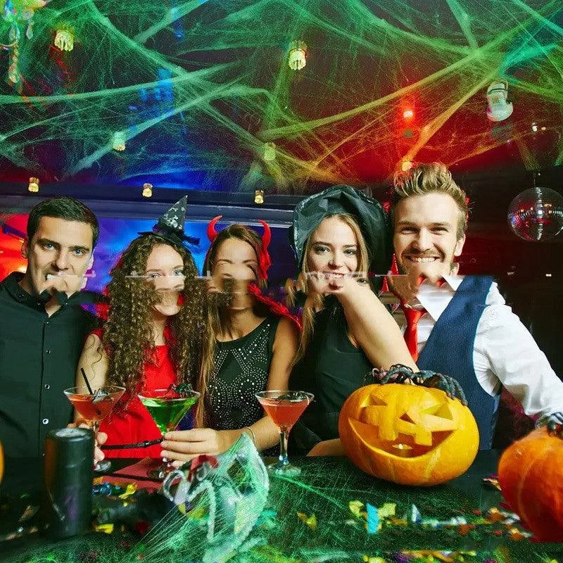 Halloween Decoration Luminous Spider Cotton Layout Decoration Props -  - #tag1#