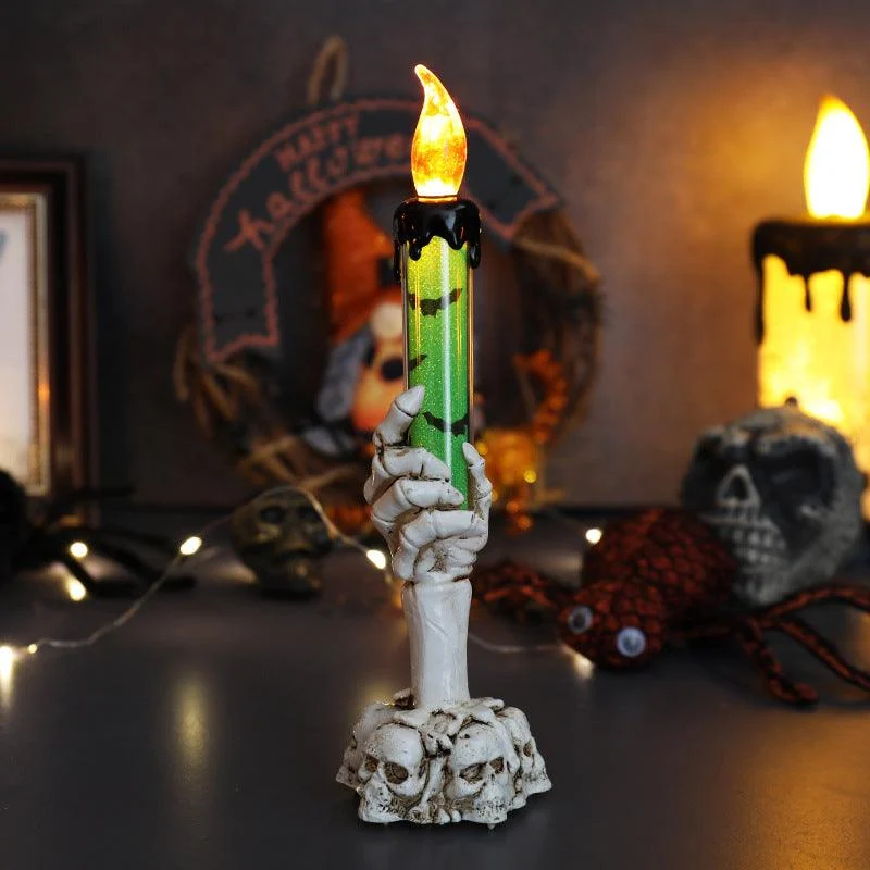 Halloween Decoration Props Skull Manual Light Creative Ornaments -  - #tag1#