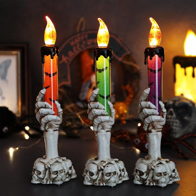 Halloween Decoration Props Skull Manual Light Creative Ornaments -  - #tag1#
