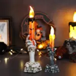 Halloween Decoration Props Skull Manual Light Creative Ornaments tag1