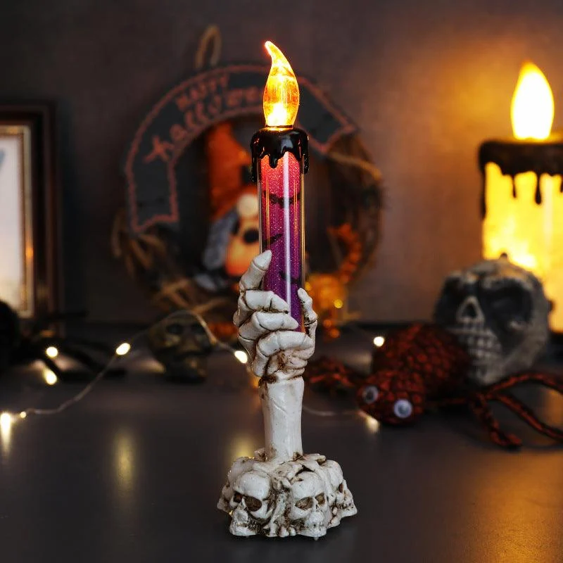 Halloween Decoration Props Skull Manual Light Creative Ornaments -  - #tag1#