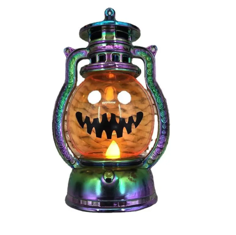 Halloween Decoration Pumpkin Lamp Vintage tag1
