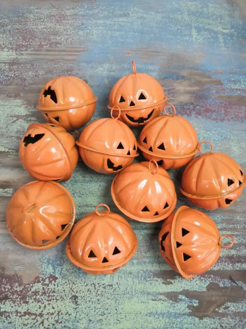 Halloween Decoration Pumpkin Small Bell Pendant tag1