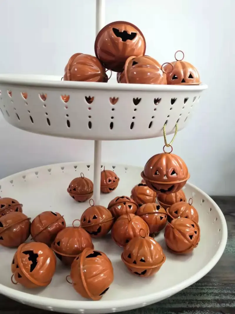Halloween Decoration Pumpkin Small Bell Pendant tag1