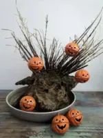 Halloween Decoration Pumpkin Small Bell Pendant tag1