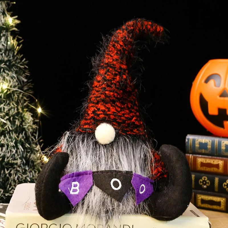Halloween Decoration Round Feet Hook Feet Hanging Flag Luminous Faceless Doll Ornaments -  - #tag1#