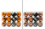 Halloween Decorations 6cm12 Painted Matte Plastic Balls tag1