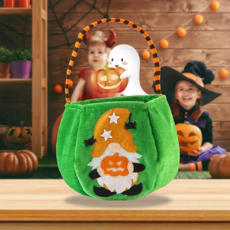 Halloween Decorations Cartoon Gnomes Candy Bag tag1