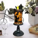 Halloween Decorations Skull Candle Light Ornament Glowing tag1