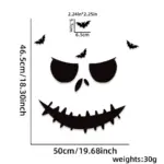 Halloween Decorations Skull Hand Pumpkin Door Sticker Felt Cloth tag1
