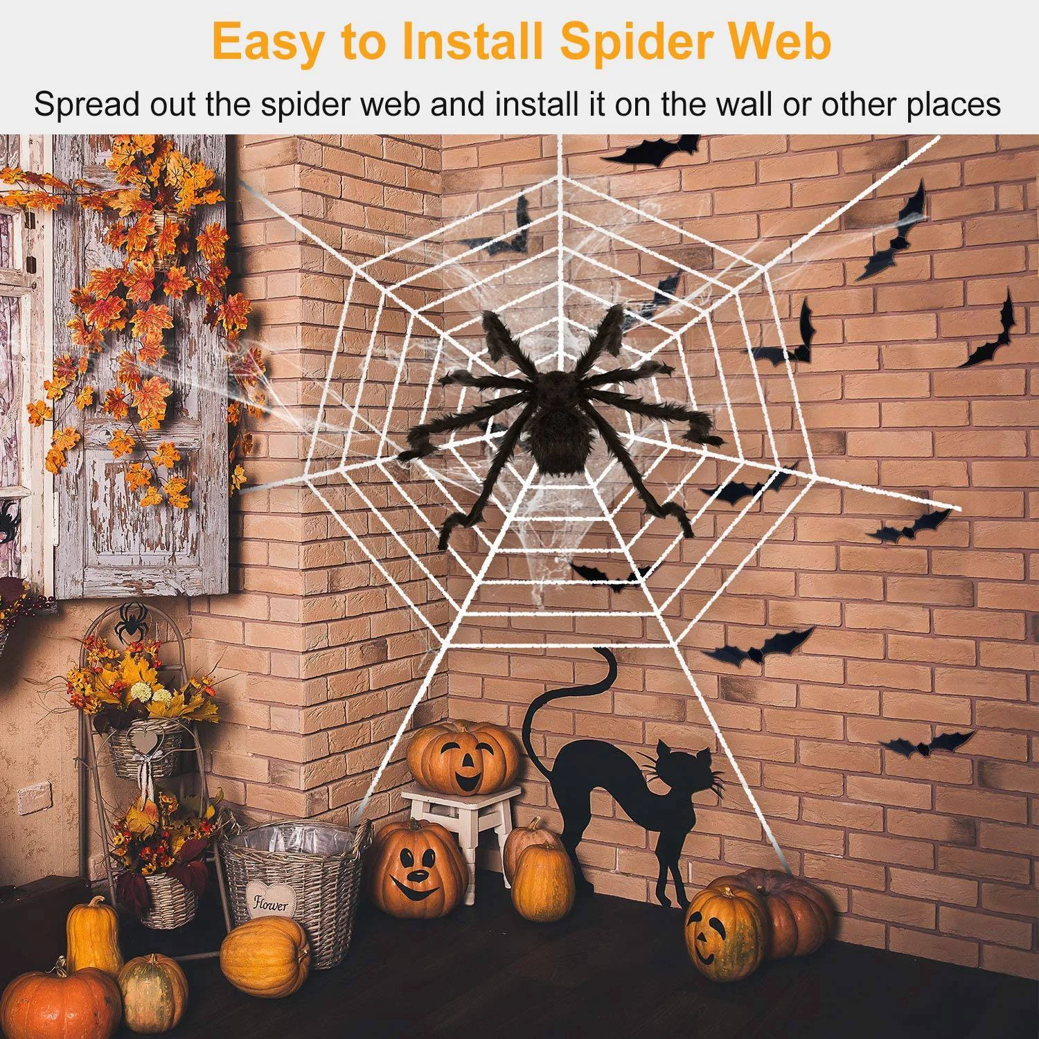 Halloween Decorations Spider 49