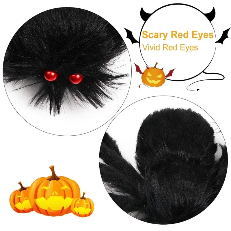 Halloween Decorations Spider Outdoor Stretch Cobweb tag1