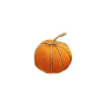 Halloween Decorative Ornament Small Pumpkin Bubble tag1