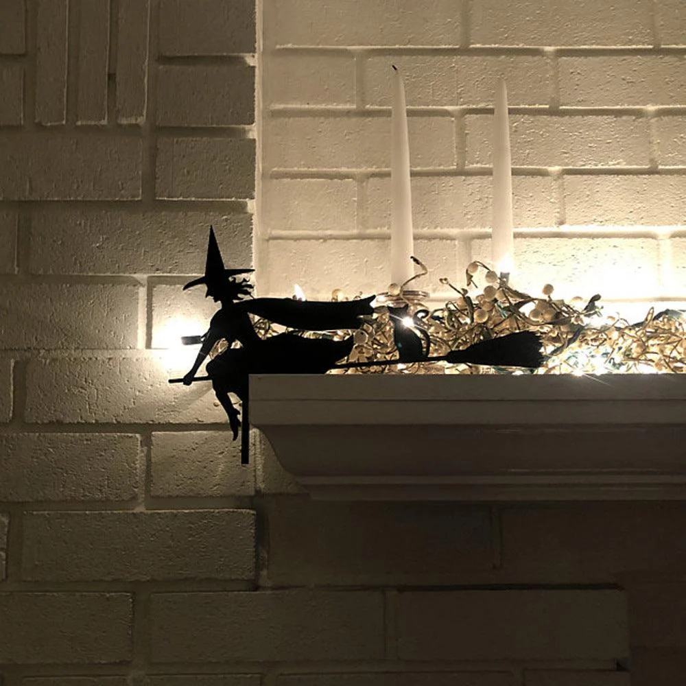 Halloween Door Corner Witch Spider Web Logo Decoration -  - #tag1#